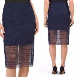 NWT Diane VonFurstenberg skirt (glimmer lace crochet)